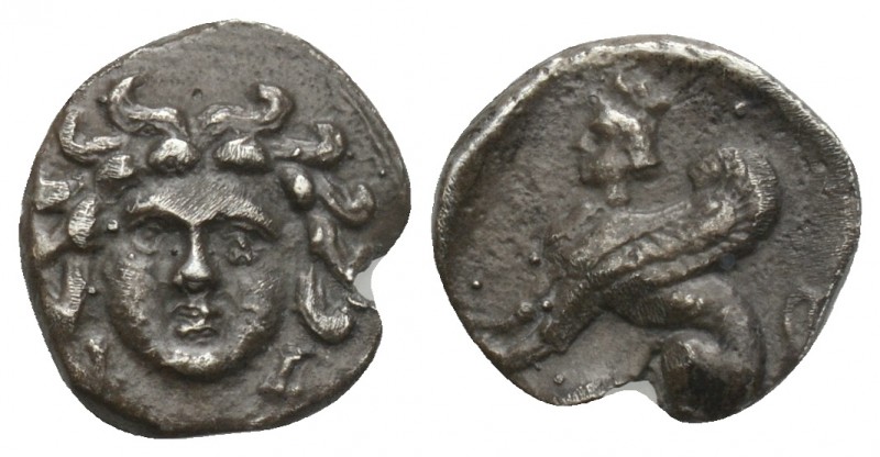 Greek
CILICIA. Uncertain, but perhaps Mallos. Circa 4th century B. Obol 0.7gr. ...