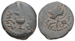 Iudaea, Jewish War AE Prutah Judaea, Jewish War (66-70 CE). Æ Prutah 2.7gr 18.3mm