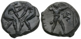 GREEK COINS 
PAMPHYLIA, Aspendos. Circa 380/75-330/25 BC. AR Stater 10.6gr. 22.1mm