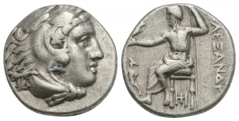 Greek
MACEDONIAN KINGDOM. Alexander III the Great (336-323 BC). AR drachm 4.2gr...