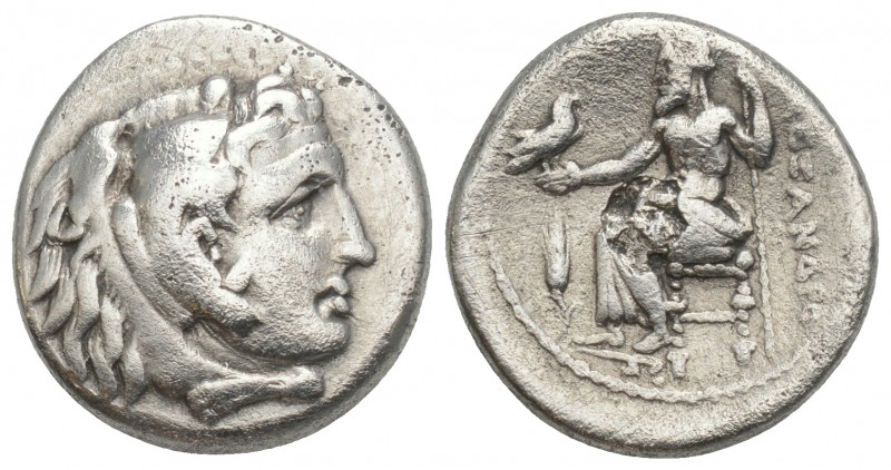 Greek
MACEDONIAN KINGDOM. Alexander III the Great (336-323 BC). AR drachm 4gr. 1...