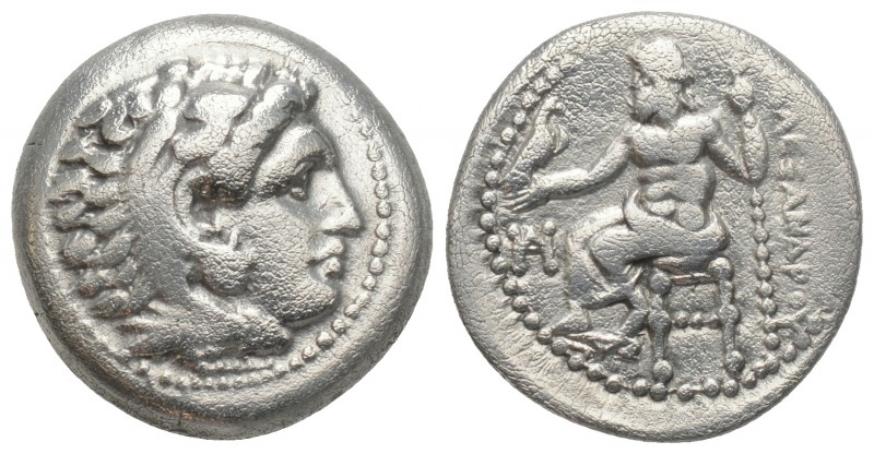 Greek
MACEDONIAN KINGDOM. Alexander III the Great (336-323 BC). AR drachm 4.1gr....