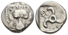 Greek 
DYNASTS OF LYCIA. Perikles, circa 380-360 BC. 1/3 Stater 3.1gr. 15.9mm