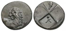 Greek
Thracian Chersonese. Chersonesos 386-338 BC. Hemidrachm AR 2.1gr. 14.7mm