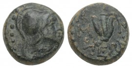 Greek 
CILICIA. Soloi. Ae (Circa 2nd-1st centuries BC) 2.4gr. 10.1mm