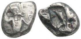 Greek 
PERSIA, Achaemenid Empire. temp. Xerxes I to Darios II. Circa 485-420 BC. AR Siglos 4.9gr 17.2mm