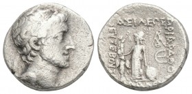 Greek 
Ariarathes X Kings of Cappadocia, Eusebeia AR Drachm 37/6 BC. 3.8gr 15.1mm
Diademed head right / Athena standing left, holding Nike, spear, and...
