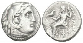 Greek
Kings of Macedon. Alexander III. "the Great" (336-323 BC). AR Drachm 3.9gr 17.6mm