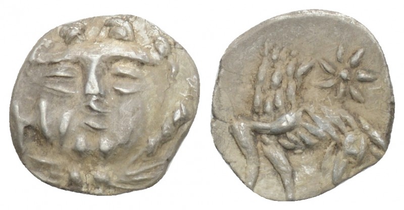 Greek Coins
LYCAONIA. Laranda. Obol (Circa 324/3 BC). 0.5gr 10.4mm
Obv: Facing...