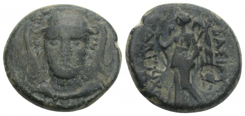 SELEUKID KINGS of SYRIA. Antiochos I Soter, 281-261 BC. Chalkous Smyrna or Sarde...