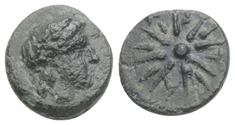 Greek 
Troas. Kolone (?)circa 400-300 BC. Bronze Æ 1gr 10.7mm