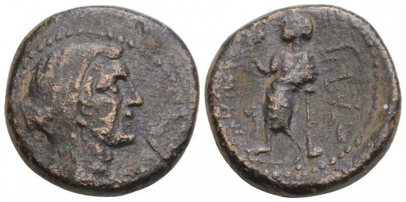 Greek
PHOENICIA. Marathos. 221/0-152/1 BC. Tetrachalkon 9.3gr 21.5mm
Veiled fema...