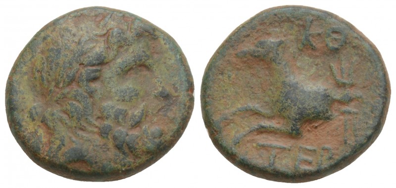 Greek
Pisidia. Termessos Major circa 100-0 BC. Bronze Æ 5.3gr 17.4mm

Laureate h...