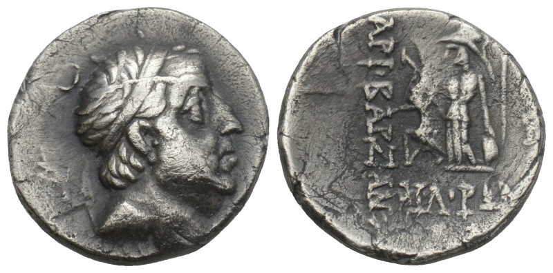 Greek 
Kings of Cappadocia. Mint A (Eusebeia under Mt.Argaios). Ariobarzanes I P...