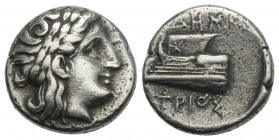 Greek 
BITHYNIA, Kios. Circa 345-315 BC. AR Quarter Siglos or Trihemiobol 2.3gr 13.2mm
 Persic standard. Demetrios, magistrate. Laureate head of Apoll...