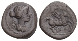 Roman Republic
 Q. Titius AR Quinarius. Rome, 90 BC. 2.2gr 14.6mm
Draped and winged bust of Victory right / Pegasus right, Q(•TITI) below. Crawford 34...