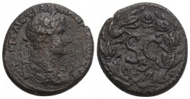 Roman Provincial 
Hadrian Æ As of Antioch, Seleucis and Pieria. AD 117-138. 6.9gr 20.3mm