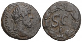 Roman Provincial
Syria, Seleucis and Pieria. Antioch on the Orontes. Marcus Aurelius. A.D. 161-180. AE 
10.8gr 23.3mm