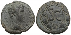 Roman Provincial 
SYRIA, Seleucis and Pieria. Antioch. Augustus, 27 BC-AD 14. As, circa 5-12. 13.6gr 27.8mm
 IMP AVGVST TR POT Laureate head of August...