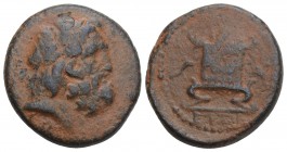 Roman Provincial
SYRIA. Seleucis and Pieria. Antioch. Pseudo-autonomous. Time of Nero to Vespasian (54-79). Trichalkon. Dated Year 117 of the Caesarea...