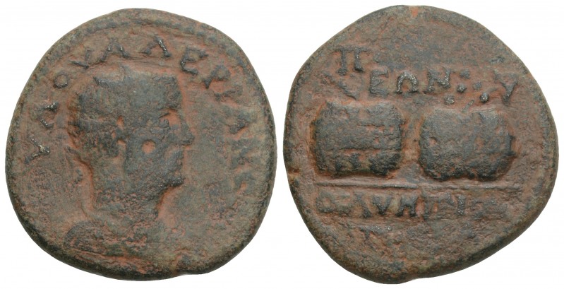 Roman Provincial
 BITHYNIA. Prusa ad Olympum. Valerian (253-260). Ae. 9.4gr 26.1...