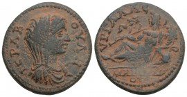 Roman Provincial Coins
PHRYGIA. Hyrgaleis. Pseudo-autonomous. Time of Caracalla to Elagabalus (198-222). 
Ae. 5.5gr 23.1mm
Obv: IEPA BOVΛΗ. Veiled and...