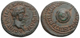Roman Provincial Coins 
BITHYNIA. Koinon of Bithynia. Domitian (Caesar, 69-81). Ae 5.9gr 22.1mm