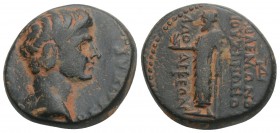 Roman 
Provincial Phrygia. Laodikeia ad Lycum. Augustus 27 BC-AD 14. Bronze Æ 6.1gr 19.5mm