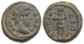 Roman Provincial Coins
Antioch ad Maeandrum Marcus Aurelius as Caesar 147-161 AE 3gr 15.7mm
ΒΗΡΟϹ ΚΑΙ bare head of Marcus Aurelius (short beard), r./ ...