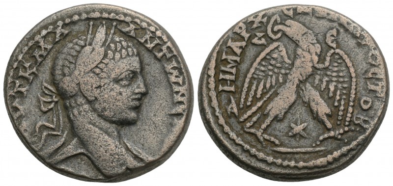Roman Provincial 
SELEUCIS and PIERIA, Antioch. Elagabalus. AD 218-222. 13.2gr 2...
