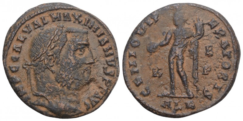 Roman Imperial 
Maximianus (286-305). Æ Follis. Alexandria, 308-310. 5.8gr 24.1m...