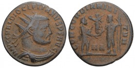 Roman Imperial 
Diocletian AD 284-305. Heraclea Antoninianus Æ 2.9gr 19.8mm