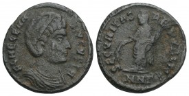 Roman Imperial 
Helena. Augusta, AD 324-328/30. Æ Follis Nicomedia mint, 3rd officina. Struck AD 328-329. 
2.1.gr 18mm
Diademed and mantled bust right...