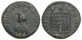 Roman Imperial Coins
 LICINIUS II, Caesar, 317 - 320 AD. Æ Follis 3.3gr 17.2mm