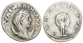 Roman Imperial
Diva Mariniana. Died before AD 253. AR Antoninianus Consecration issue. Rome mint.
3.4GR 22.6MM
Veiled and draped bust right, set on...