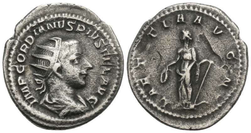 Gordianus III (238-244 AD). AR Antoninianus, Rome. 3.8gr 24.4mm
Obv. IMP GORDIAN...