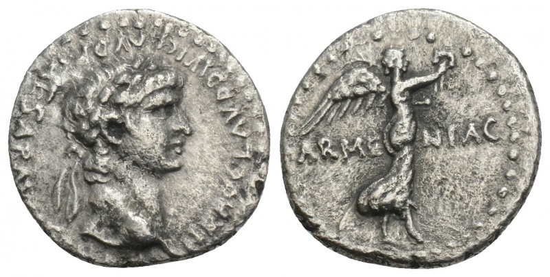 Roman Imperial 

Nero. Silver Hemidrachm , AD 54-68. Caeasarea in Cappadocia, af...