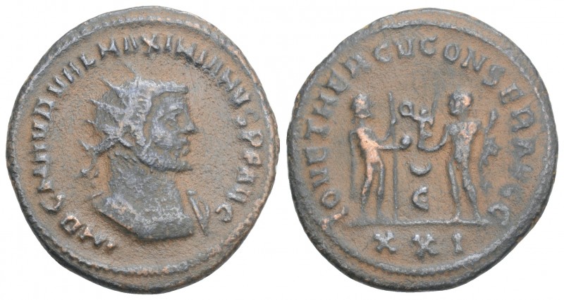 Roman Imperial
MAXIMIANUS HERCULIUS (286-305). Antoninianus. Antioch. 4.4gr 23.5...