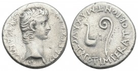 Roman Imperial
Gaius 'Caligula' AR Drachm. Caesarea in Cappadocia, circa AD 37-38. 3.1gr. 17.4mm
C CAESAR AVG GERMANICVS, bare head right / IMPERATOR ...