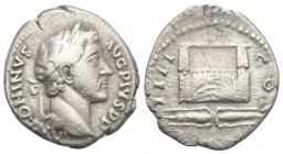 Roman Imperial
Antoninus Pius. Silver Denarius AD 138-161. Rome, AD 145-147. 3gr 18.6mm
ANTONINVS AVG PIVS P P, laureate head of Antoninus Pius right....