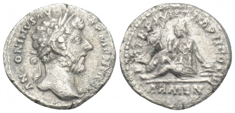 Roman Imperial
Marcus Aurelius (AD 161-180). AR denarius . Rome, AD 163-164. 3gr...