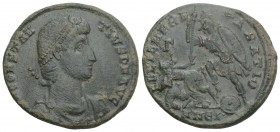 Roman Imperial 
Constantius II, 337-361. Follis Antiochia, 350-355. 5.5gr. 23.8mm