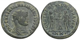 Roman Imperial
MAXIMIANUS HERCULIUS (286-305). Antoninianus. Antioch. 3.7gr. 22.6mm 
Obv: IMP C M AVR VAL MAXIMIANVS P F AVG. Radiate and cuirassed bu...