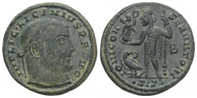 Roman Imperial 
Licinius I AD 308-324. Siscia Follis Æ 3.3gr. 20.4mm
