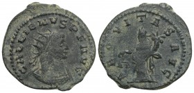 Roman Imperial
 Gallienus (253-268). Antoninianus . Siscia, AD 262. 3.3gr. 22.6mm
Radiate head r. R/ Aequitas standing l., holding scales and cornucop...