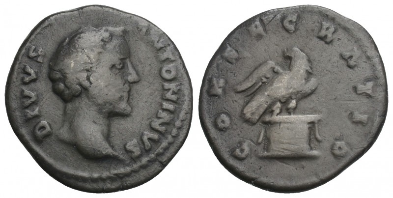 Roman Imperial
Divus Antoninus Pius AR Denarius. Rome, after AD 161. 2.6gr. 19.2...