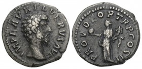 Roman Imperial
Lucius Verus (AD 161-169). AR denarius Rome, December AD 161-December AD 162. 2.9gr. 18.8mm
IMP L AVREL VERVS AVG, bare head of Lucius ...