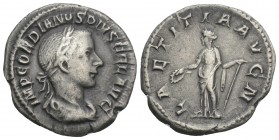 Roman Imperial 
Gordianus III (238-244) - AR Denarius Rome AD 241-243 3gr. 20.3mm
Laureate, draped and cuirassed bust right / Laetitia standing left h...