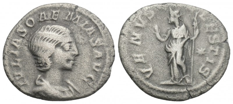 Roman Empire
Julia Soemias, mother of Elagabalus Denarius 220-222, AR 2.3gr. 19....