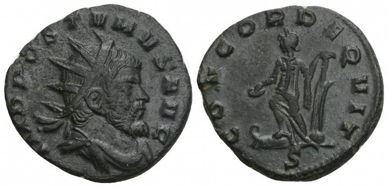 Roman Imperial
Postumus, Romano-Gallic Emperor, 260-269. Antoninianus Mediolanu...